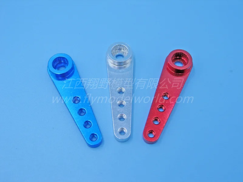 FUTABA/JR/HITEC/Sanwa/KO металлический серводвигатель CNC алюминиевый сплав Односторонний Поворотный рычаг рулевого двигателя