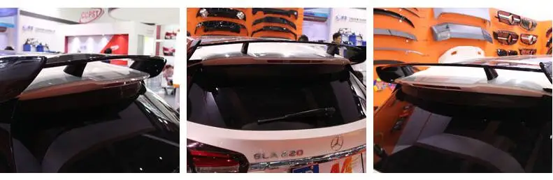 Высокое качество ABS черное заднее крыло багажник спойлер для Mercedes GLA класс X156 GLA45 GLA200 GLA220 GLA250 GLA260