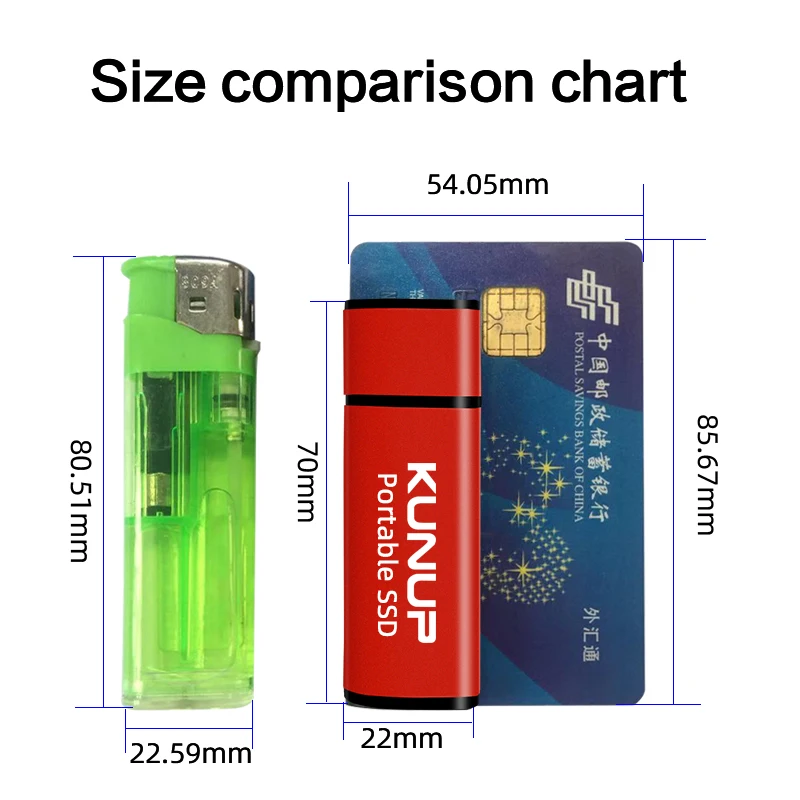 Портативный внешний SSD MLC Flash 1 ТБ 512GB 256GB 128GB 64GB мобильный жесткий диск мини disco duro