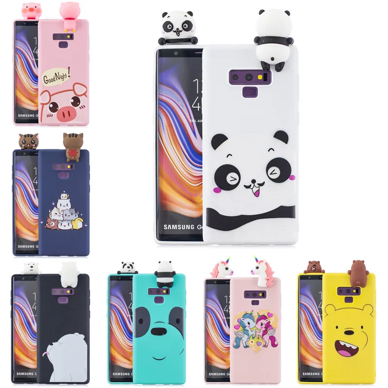 

Cute Cartoon 3D Soft TPU Case For Samsung Note 10 Plus 9 8 S10E S8 S9 S10 Plus S7 Edge A10 A20 A20E A30 A40 A50 A70 M10 M20 M30