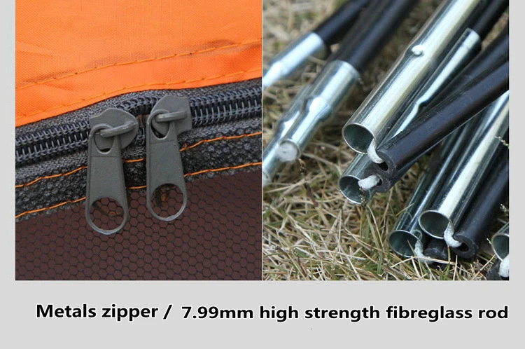 Mongolian Yurt Tent Fishing Mosquito Net Picnic Family Outdoor Camp Summer Beach Camping Tent 5 Person Waterproof (19)