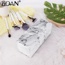 BQAN мраморные клетки коробка для хранения инструментов органайзер для ногтей ручка для дизайна ногтей кисть контейнер для лака для ногтей макияж кисти дисплей