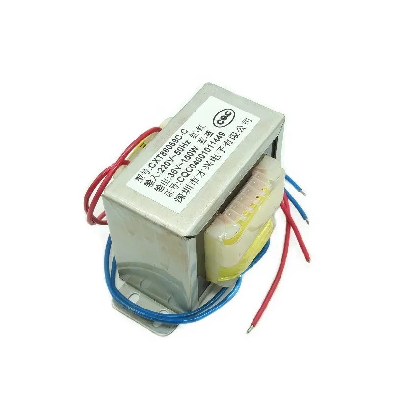 EI86-150W Тип DB-150VA 150 Вт 220 В до 36 В 4A AC36V силовой трансформатор переменного тока 36 В