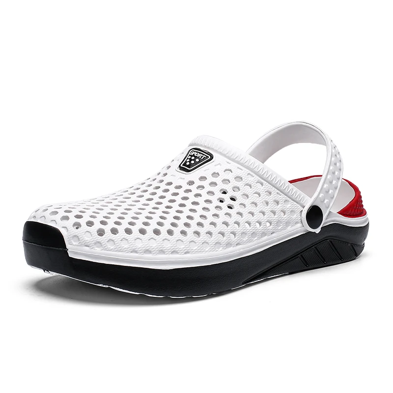Garden-Shoes Clogs White Slippers Beach-Sandals Non-Slip Summer Women Lightweight