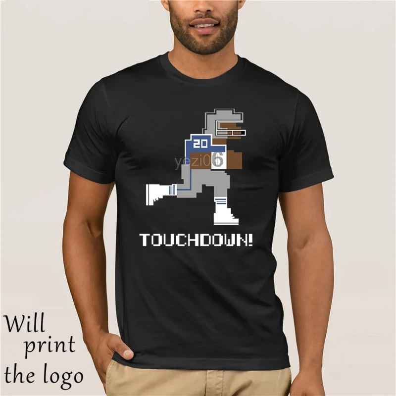 Barry Sanders Detroit Lions 3 Men T Shirt | Мужская одежда