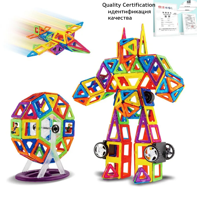 33-235pcs Magnetic Designer Construction Set DIY Building Blocks Modeling Toys For Children Gifts | Игрушки и хобби