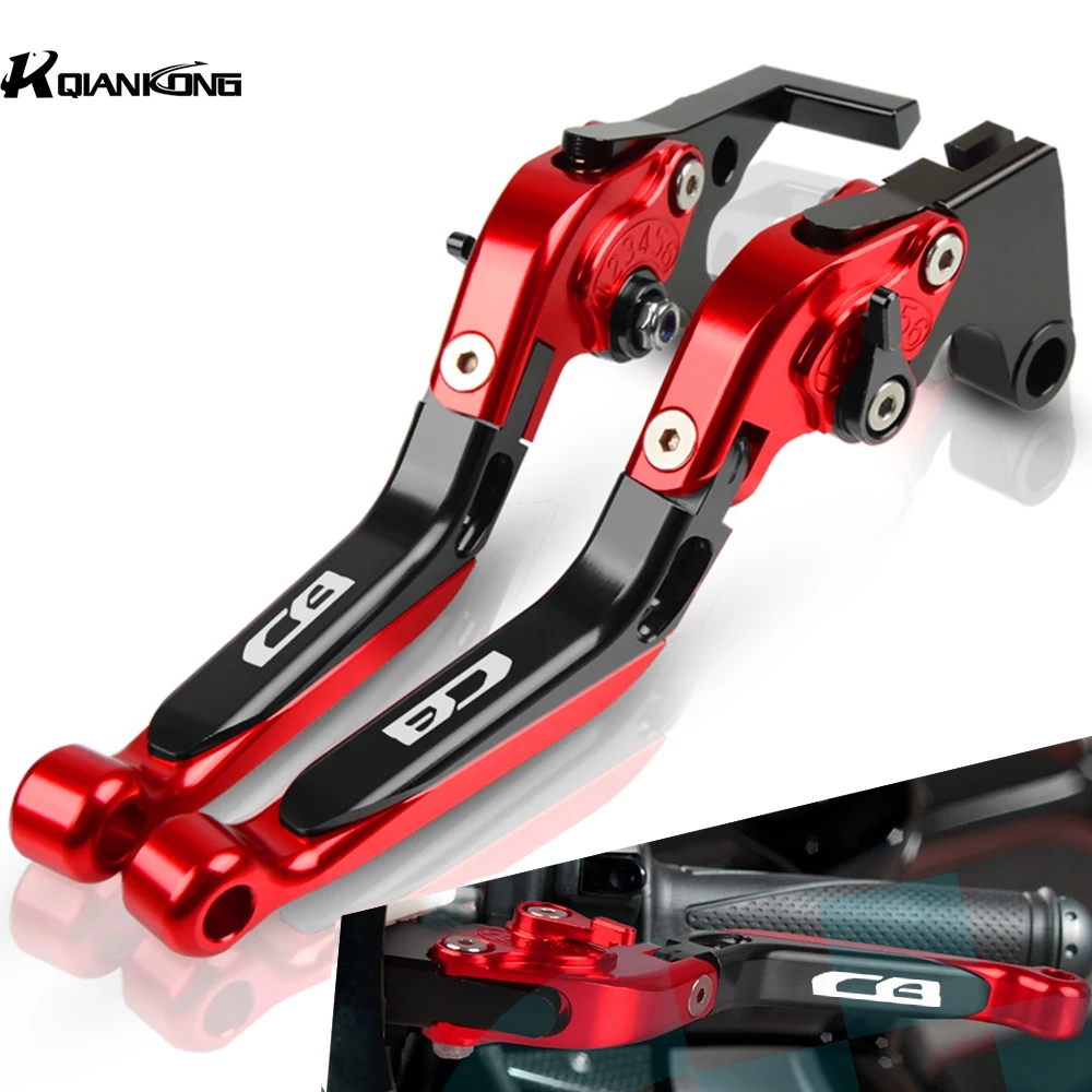 

CB LOGO Motorcycle Brake Levers CNC Adjustable Brake Clutch Lever Handlebar For Honda CB599 CB600F CB919 cb900f CB 1000 R RR