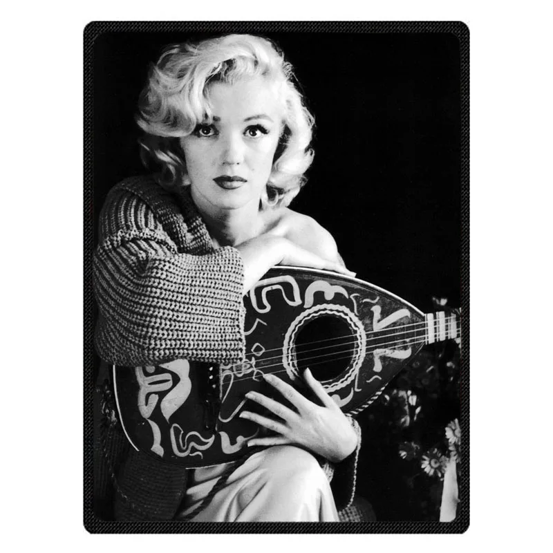 Marilyn Monroe Throw Blankets Customized Blanket Manta Coral