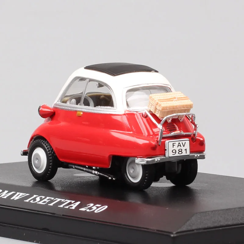 1:43 электронные весы старый ретро Cararama Isetta 250 пузырьковый автомобиль микрокар Diecasts& игрушки модели автомобилей детей 1955 акриловая коробка