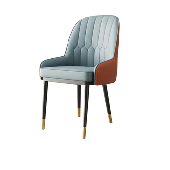 

Nordic Light Luxury Dining Chair Home Post-modern Minimalist Chair Chair Restaurant Net Red Desk Stool Back Lounge Chair