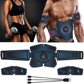 

Abdominal Muscle Stimulator Trainer EMS ABS Fitness Exercise Equipment Body Shaper Muscle Electrostimulator Abs Trainer Home Gym