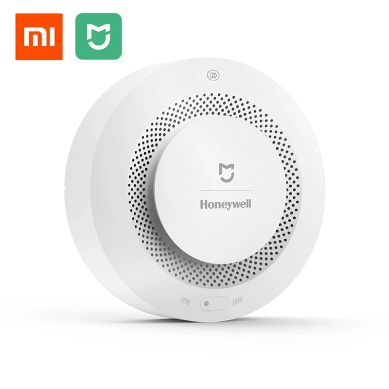 Xiaomi Mijia Smart Smoke Detector Bluetooth mesh compatible Fire Alarm Monitor Remote Control Sound alert sensor home security