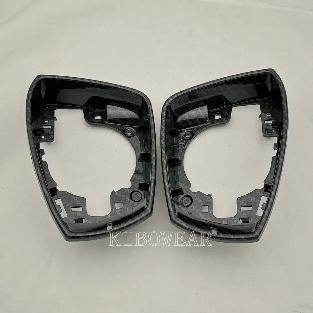 Боковое зеркало рамки отделка для Защитные чехлы для сидений, сшитые специально для Volkswagen Polo 6R 6C(карбон) 2010 2011 2012 2013 Замена