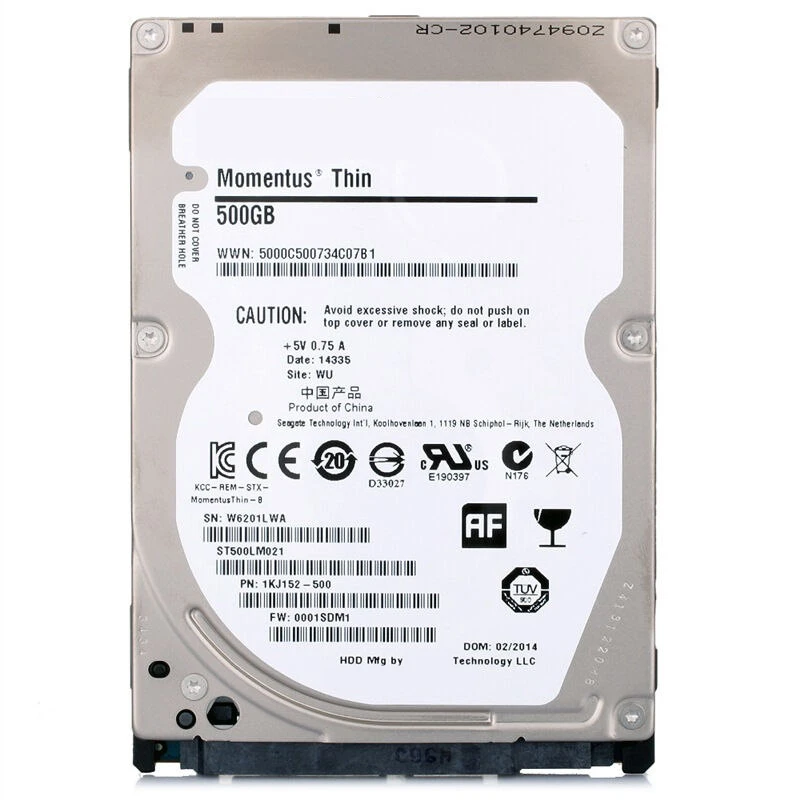 ο  HDD Seagate 500 Ⱑ Ʈ 2.5 SATA 6 ⰡƮ/ 32 ްƮ 7200RPM  ϵ ũ Ʈ ǻ HDD ST500LM021