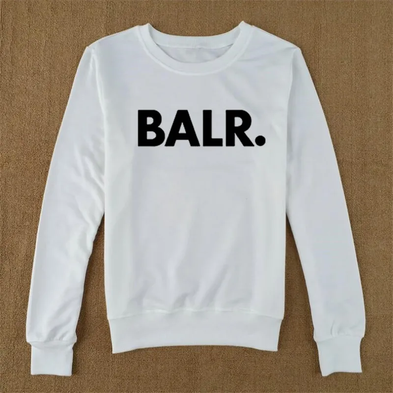 Женская футболка с длинным рукавом и принтом BALR, хлопковая Футболка с круглым вырезом, женская одежда, Harajuku, женская футболка, топы, Camiseta Mujer