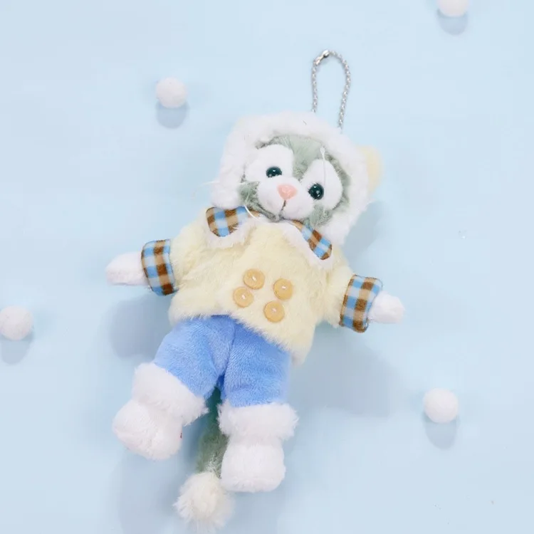 1 шт., плюшевые игрушки Duffy Bear, новые друзья, stellalou, зимняя одежда, серия, балетный кролик, Маленькая подвеска, 10 см, 4 вида, WJ01