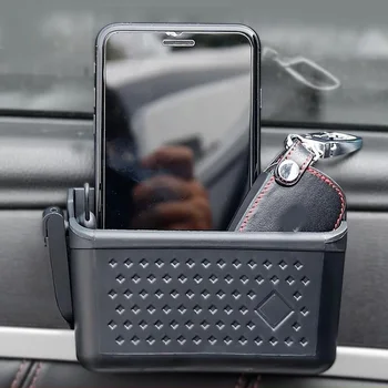 

Universal Car Mobile Phone Compartment Self-Adhesive Pillar Pocket Card Mobile Storage Bracket For Cars Storage