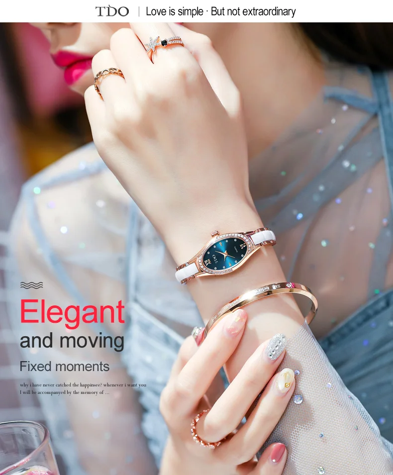 Новая мода кварцевые модные студенческие Часы Montre Femme водонепроницаемый керамический ремешок женские повседневные наручные часы женский браслет платье для девочек