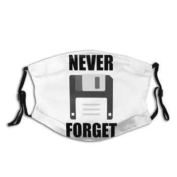 

Never Forget Adult Reusable Face Mask Computer Anti Haze Dust Protection Cover Respirator Muffle Mask with Filters