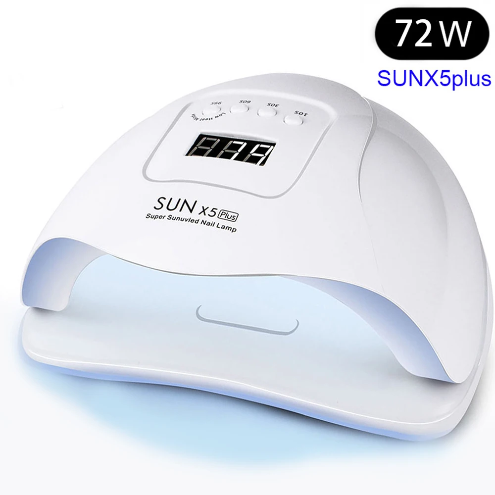 72W UV LED Nail Lamp with 36 Pcs Leds for Manicure Gel Dryer Drying Polish 30s/60s/90s Auto Sensor Tools | Красота и здоровье