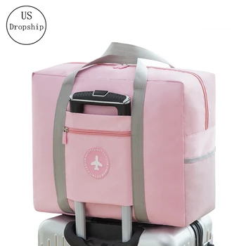 

New Women Trolley Case Boarding Bag Folding Travel Bag Organizer Large Capacity Clothing Storage Bag Abroad Luggage Sorting Bag