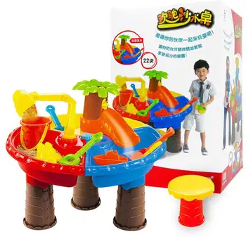 

1 Set Beach Table Toys Set Funny Sand-excavating Tools Funny Playing Toy Educational Plaything Beach Gadget (Assorted Color)