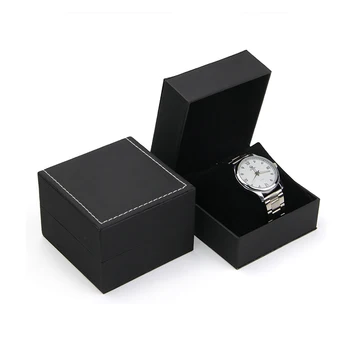 

PU Leather Single Watch Case Display Box Jewelry Ornament Organizer Gift Box Portable Storage Case Packing Box