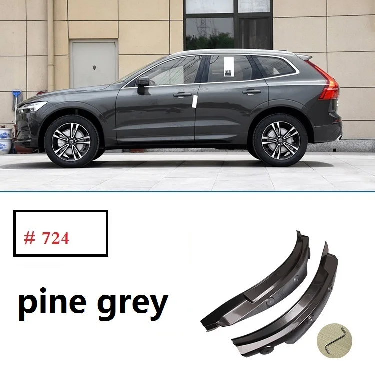 4 Stuks Spatlappen voor Volvo XC60 Hybrid 2023, Wielbescherming Auto, Autotoebehoren, Spatlappen Voor En Achter