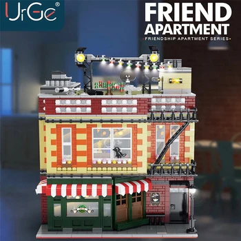 

2020 New Classic Tv The Big 21319 Bang Theory Friend Apartment City Street View Drama Friends Central Building Blocks Kids Toys