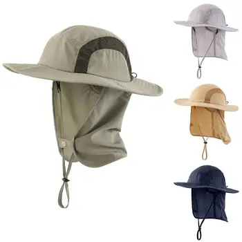 Connectyle Kids Safari Hat UPF 50+ Sun Visor Protective Cap Boys Bucket Hat with Flap