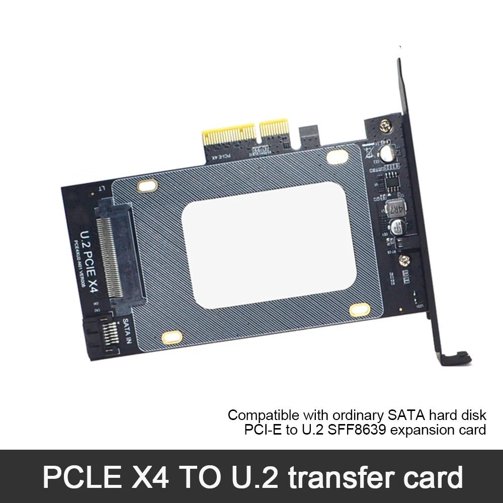 PCIE Riser PCI Express 3 0 X4 GEN3 для U.2 SFF-8639 адаптер U2 SSD расширения PCI-E карта x4 до 2 5 &quotSATA