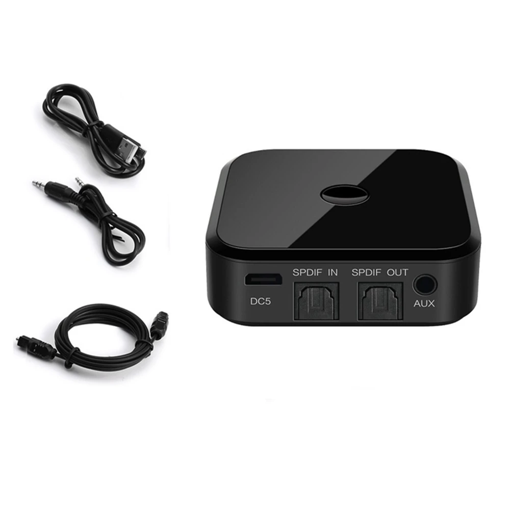 2-в-1 Беспроводной Bluetooth A2DP аудио приемника передатчика волокна 3,5 мм AUX SPDIF Интерфейс ATPX bluetooth-адаптер