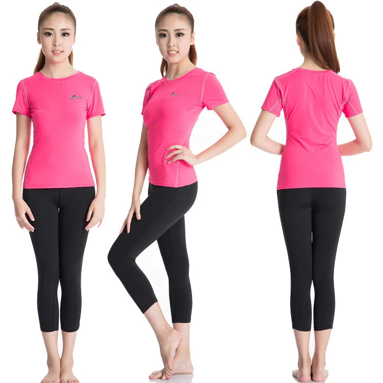 QUESHARK женские рубашки для бега быстросохнущие топы для фитнеса и йоги спортивные бодибилдинга для похудения футболка с коротким рукавом