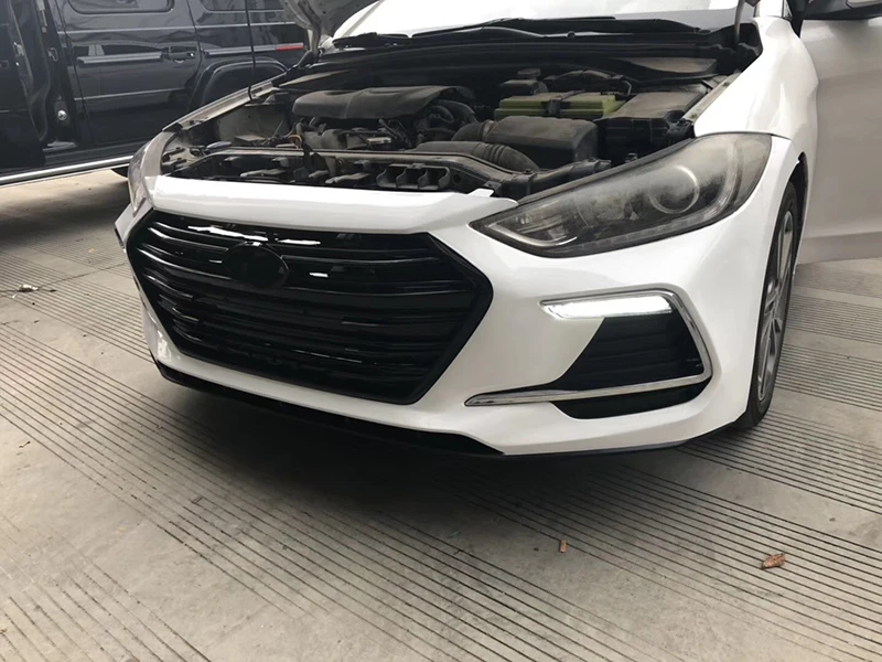 Комплект обшивки бампера для Hyundai Elantra 2019 комплект переднего решетки радиатора