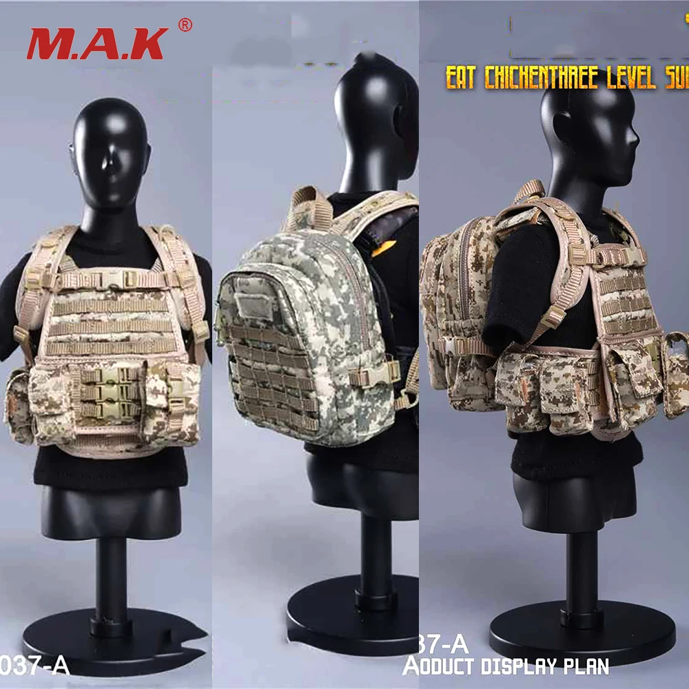 Hot Sale Products! AS037 1:6 Scale Male Scene Accessories Type A&BChest hanger Gun hanger Tactical backpack Weapon backpack for 12'' Action Figure