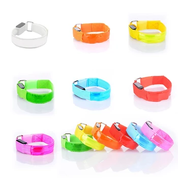 

Outdoor Sports Night Running Armband Belt Leg Warning Wristband Cycling Bike Bicycle Party luces bicicleta LED