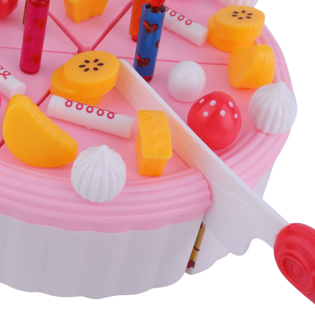 OCDAY маленький или большой творческий торт ко дню рождения DIY модель для детей ролевые игры Кухня Еда пластиковая игрушка ранние образовательные Классические игрушки