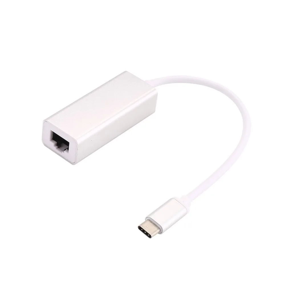 Легкий портативный мини прочный 10/100 сетевой карты конвейер Gigabit Ethernet type-c 2,0-Gigabit Ethernet адаптер