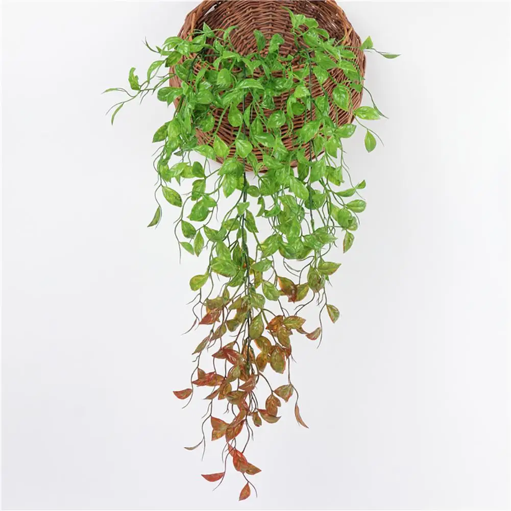 

1Bouquet 84cm 3 Branches Wall Hanging Artificial Fake Ivy Green Leaves Vine weddings festivals parties home gardens decor