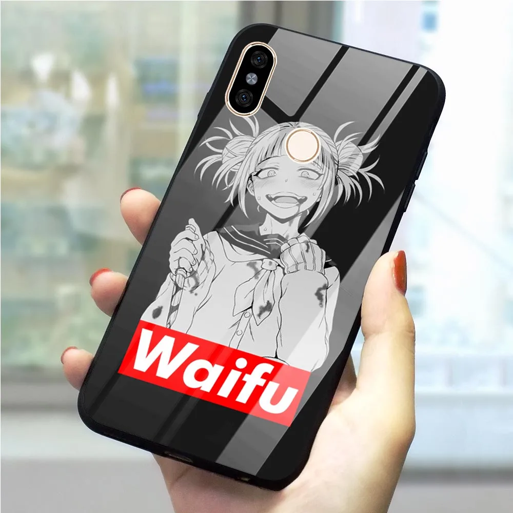 Чехол для телефона Sugoi Senpai Anime Waifu чехол из закаленного стекла Xiaomi Mi A1 A2 8 Lite 9 Poco F1