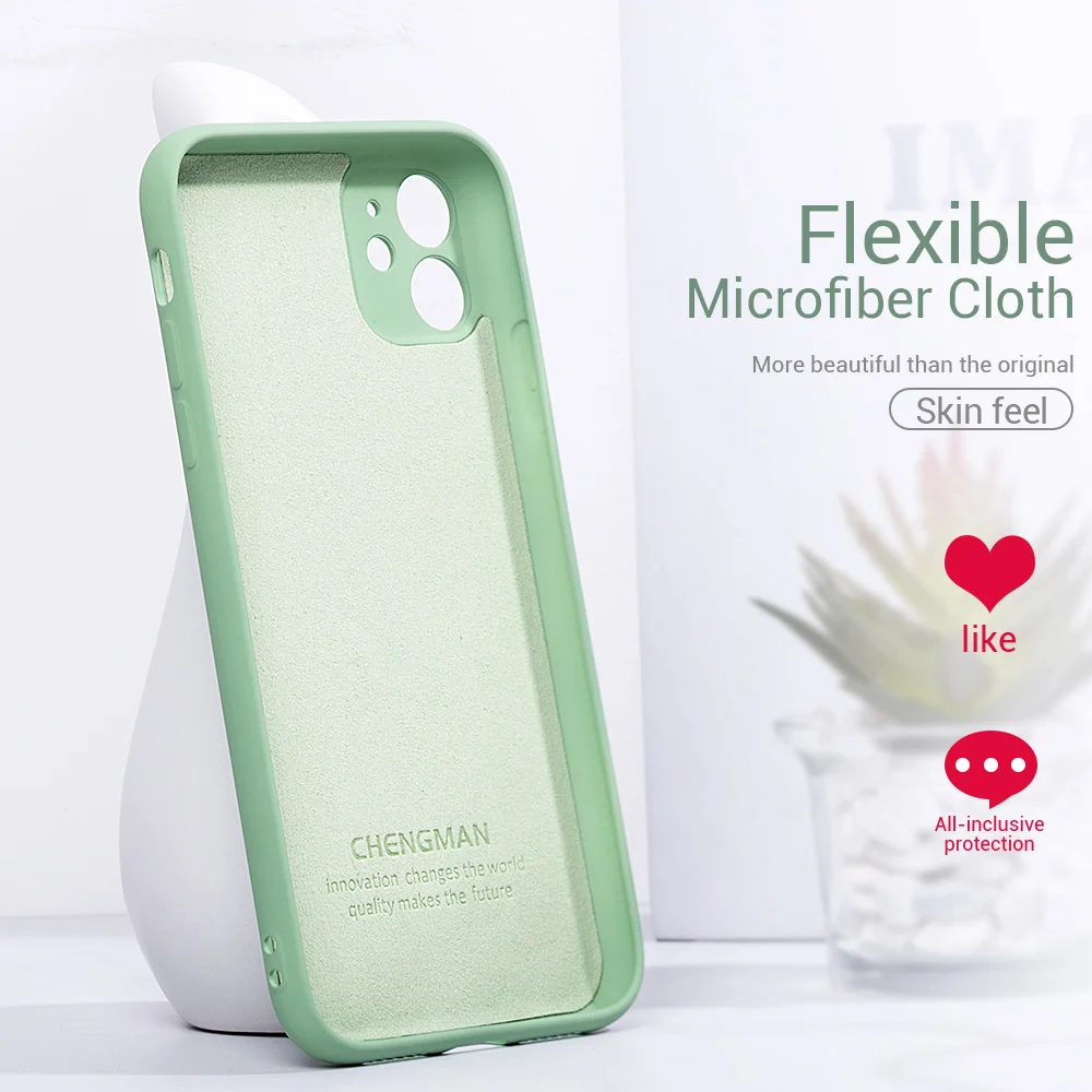 Luxury Phone Case For iPhone XS X Max XR 7 8 Plus Deer Liquid Silicone Anti-shock 11 Pro Cover Funda |