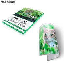 TIANSE утолщенная пластиковая пленка A4 6C фото меню пластиковая пленка защитная карта пленка для пластиковой запайки клейкая бумага