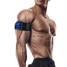 1 пара тренировочный пояс фитнес тяжелая атлетика сила практика кровоток лимит эластичный прочный упражнения Регулируемый стоп кровотечение