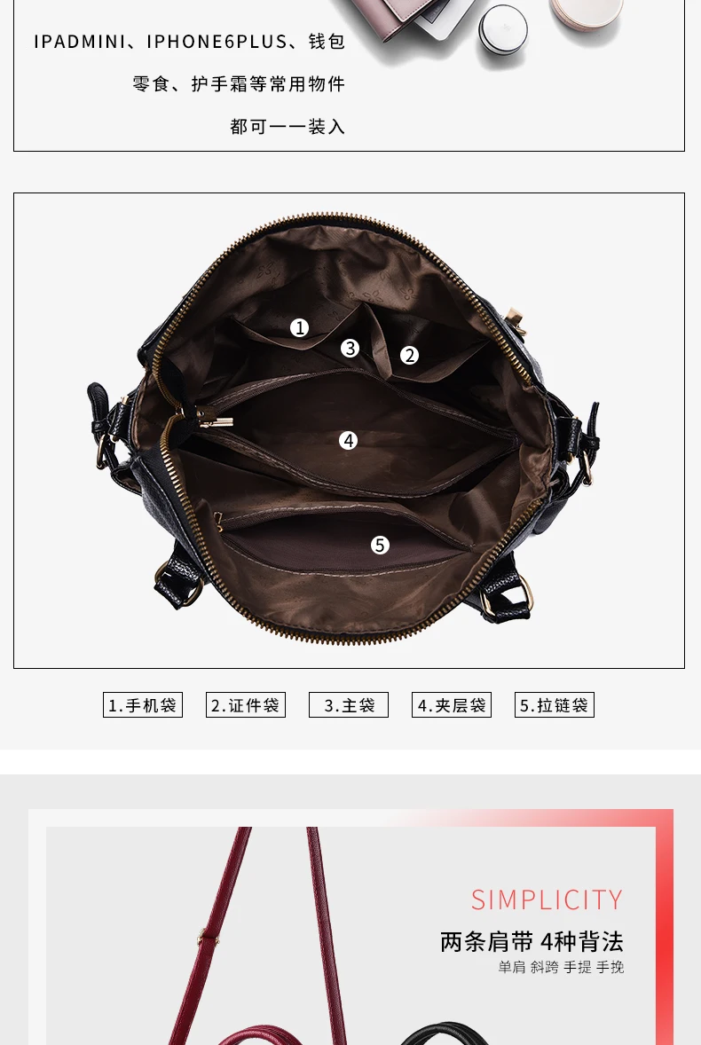Натуральная кожа женские сумки новые классические стильные милые женские сумки через плечо сумка-тоут