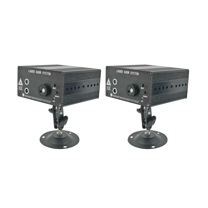 

3-holes 48 Pattern LED Voice Control Light KTV Party Music Rhythm Flash Lamp Adjustable Universal Knob Fixing Bracket
