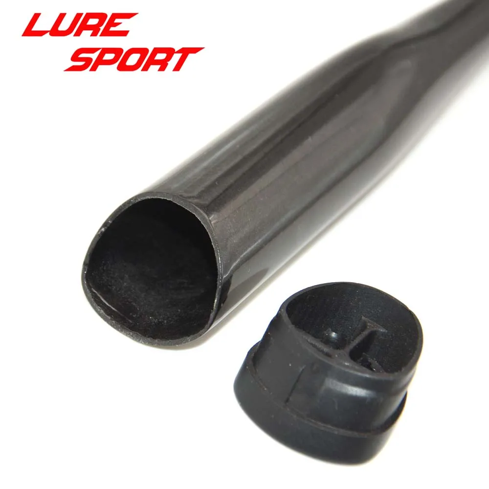 УГЛЕРОДНЫЙ конус LureSport рукоятка 42 см с шапочкой пустой стержень Секция ягодиц