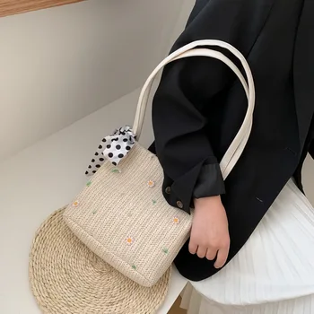 

Summer personalized straw woven bag handbags 2020 tide wild large-capacity woven single shoulder bag bags for women