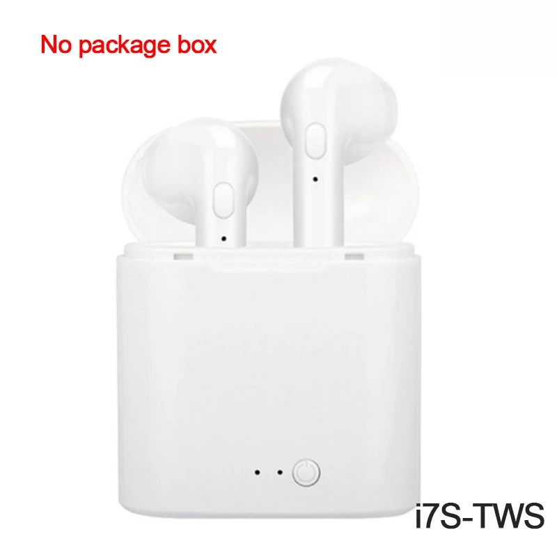 New i9S TWS Mini Wireless Earphones Bluetooth Headset Headphones Bluetooth 5.0 Stereo Sports Earbuds with Mic for Phone Andorid - Цвет: i7s No package box