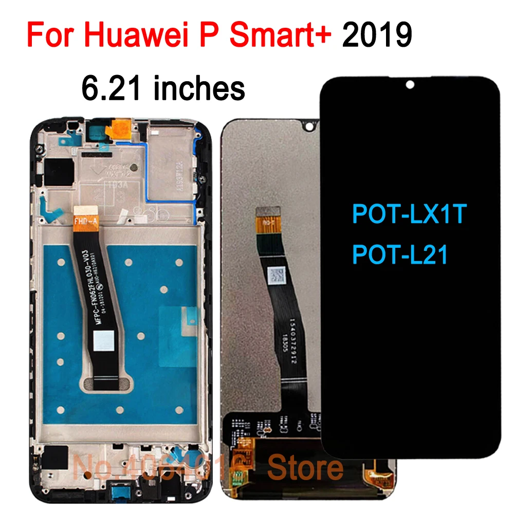 6 21 ”дисплей для Huawei P Smart + Plus 2019 сенсорный экран POT- LX1T L21T LCD сборка дигитайзер