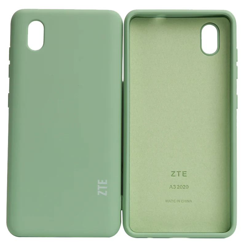 ZTE A3 2020 Case zte Blade a3 2020 Liquid Silicone case Silky Soft-Touch Protective Back Cover Anti-knock cell phone pouch with strap Cases & Covers